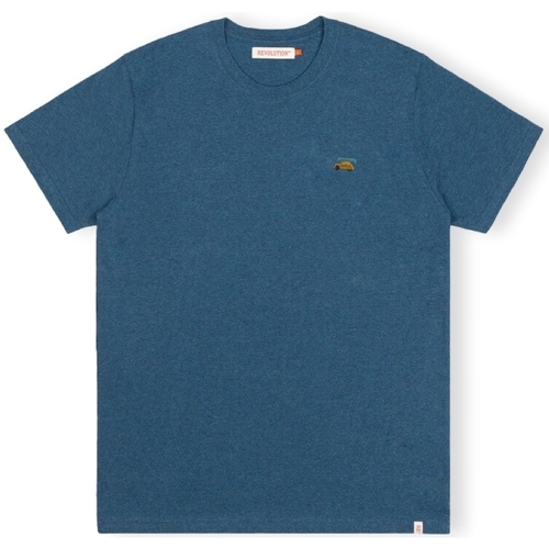 Υφασμάτινα Άνδρας T-shirts & Μπλούζες Revolution T-Shirt Regular 1284 2CV - Dustblue Μπλέ