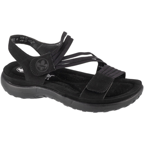 Παπούτσια Γυναίκα Σπορ σανδάλια Rieker Sandals Black