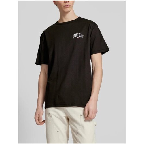 Υφασμάτινα Άνδρας T-shirt με κοντά μανίκια Tommy Jeans DM0DM18665 Black