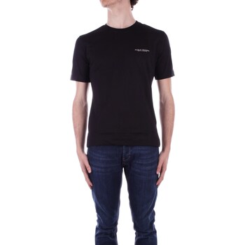 Υφασμάτινα Άνδρας T-shirt με κοντά μανίκια Paolo Pecora PP1006 Black