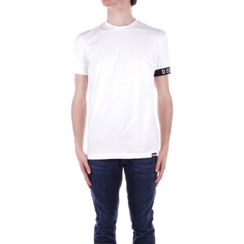 Υφασμάτινα Άνδρας T-shirt με κοντά μανίκια Dsquared D9M3S5400 Άσπρο