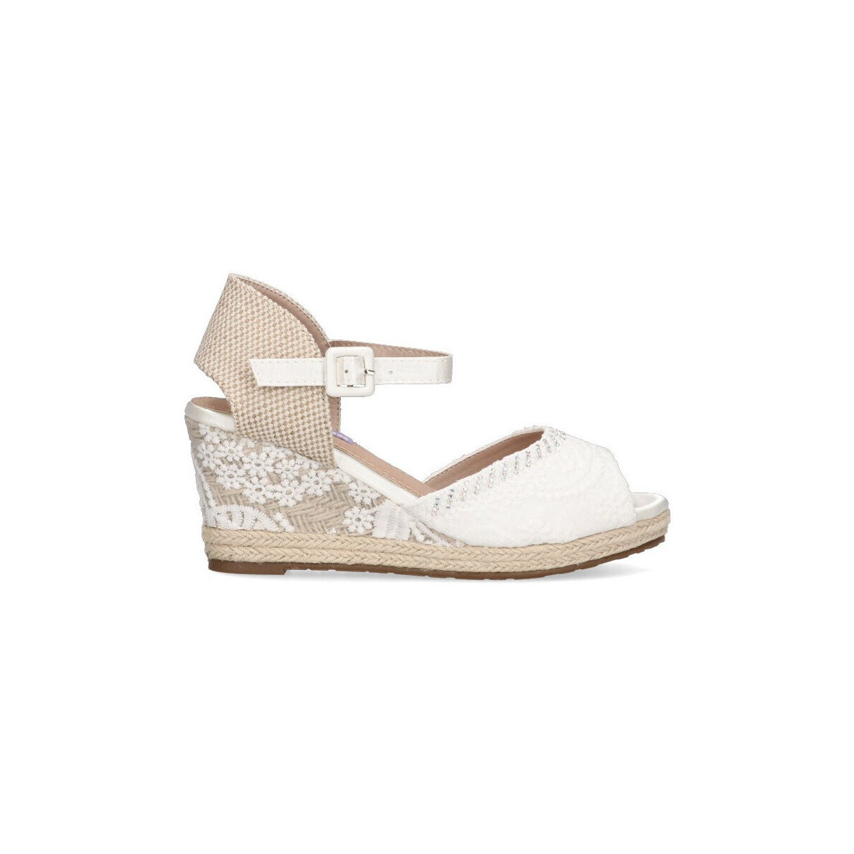Παπούτσια Γυναίκα Εσπαντρίγια Luna Collection 73591 Άσπρο