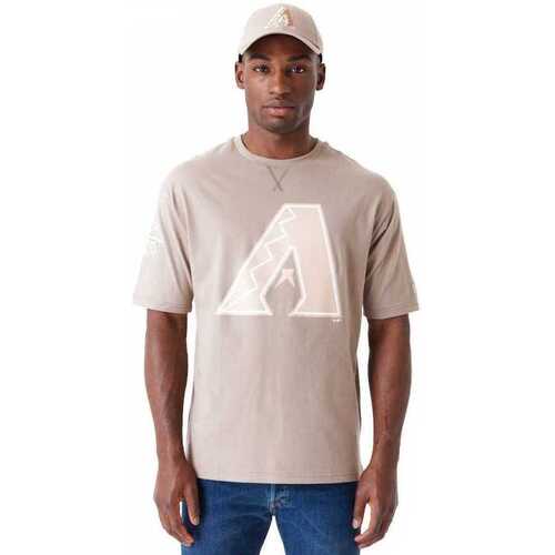 Υφασμάτινα Άνδρας T-shirts & Μπλούζες New-Era World series bp os tee aridia Brown