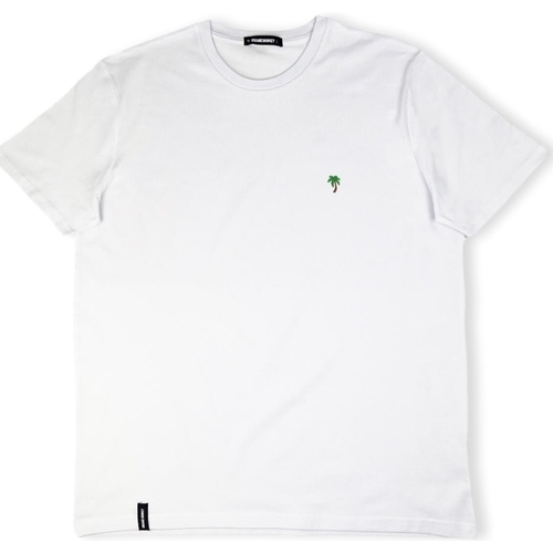 Υφασμάτινα Άνδρας T-shirts & Μπλούζες Organic Monkey Palm Tree T-Shirt - White Άσπρο