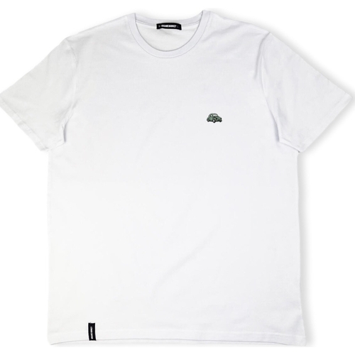 Υφασμάτινα Άνδρας T-shirts & Μπλούζες Organic Monkey Summer Wheels T-Shirt - White Άσπρο