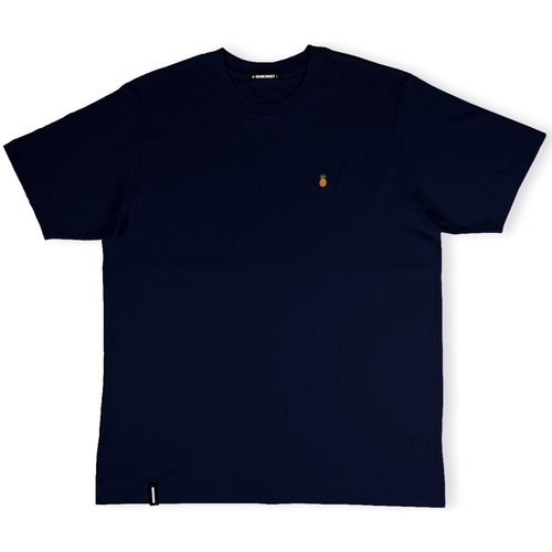 Υφασμάτινα Άνδρας T-shirts & Μπλούζες Organic Monkey Fine Apple T-Shirt - Navy Μπλέ