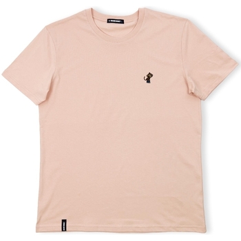 Υφασμάτινα Άνδρας T-shirts & Μπλούζες Organic Monkey Ay Caramba T-Shirt - Salmon Ροζ