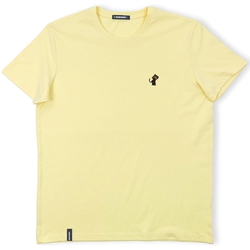 Υφασμάτινα Άνδρας T-shirts & Μπλούζες Organic Monkey Ay Caramba T-Shirt - Yellow Mango Yellow