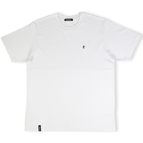 Υφασμάτινα Άνδρας T-shirts & Μπλούζες Organic Monkey Spikey Lee T-Shirt - White Άσπρο