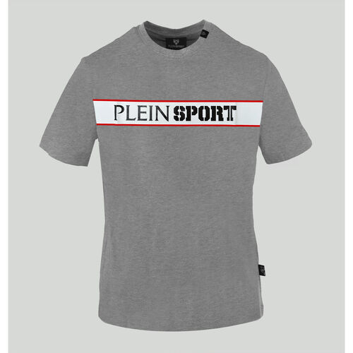 Υφασμάτινα Άνδρας T-shirt με κοντά μανίκια Philipp Plein Sport - tips405 Grey