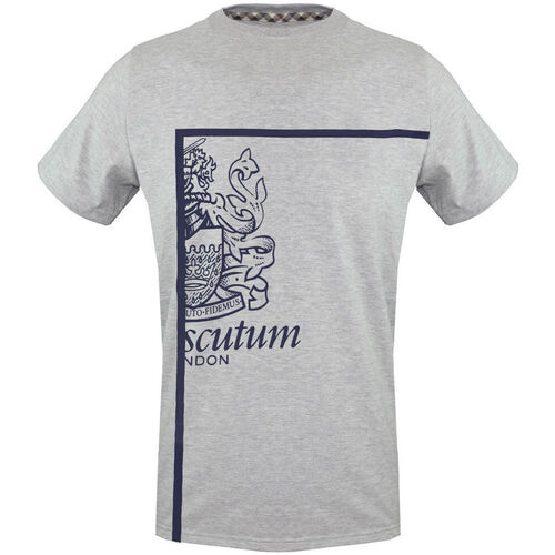 Υφασμάτινα Άνδρας T-shirt με κοντά μανίκια Aquascutum - tsia127 Grey