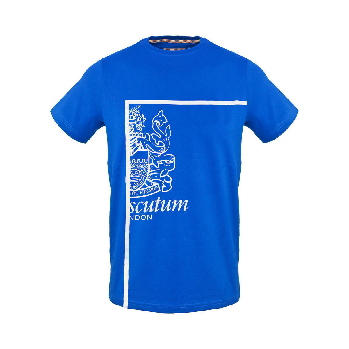 Υφασμάτινα Άνδρας T-shirt με κοντά μανίκια Aquascutum - tsia127 Μπλέ