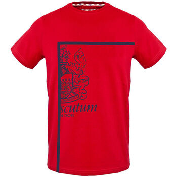 Υφασμάτινα Άνδρας T-shirt με κοντά μανίκια Aquascutum - tsia127 Red