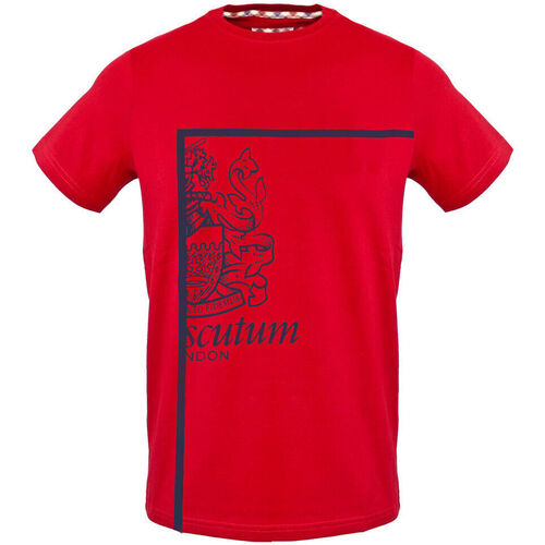 Υφασμάτινα Άνδρας T-shirt με κοντά μανίκια Aquascutum - tsia127 Red