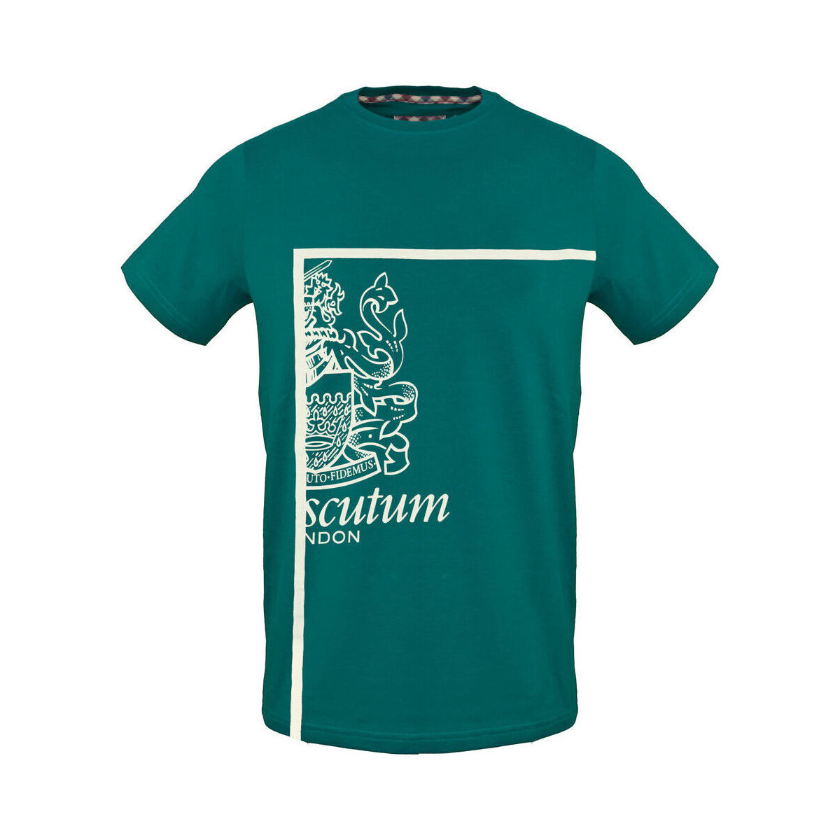 Aquascutum  T-shirt με κοντά μανίκια Aquascutum tsia127 32 green