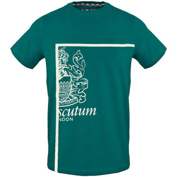 Υφασμάτινα Άνδρας T-shirt με κοντά μανίκια Aquascutum - tsia127 Green