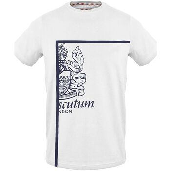 Υφασμάτινα Άνδρας T-shirt με κοντά μανίκια Aquascutum - tsia127 Άσπρο