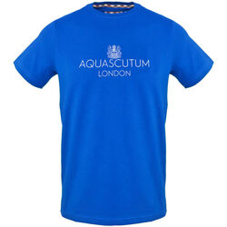 Υφασμάτινα Άνδρας T-shirt με κοντά μανίκια Aquascutum - tsia126 Μπλέ