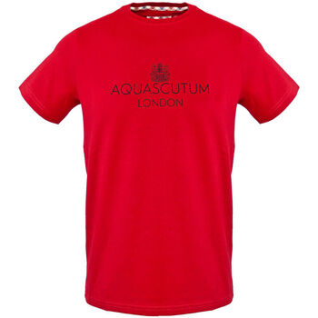 Υφασμάτινα Άνδρας T-shirt με κοντά μανίκια Aquascutum - tsia126 Red