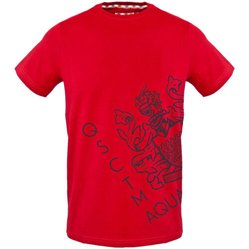 Υφασμάτινα Άνδρας T-shirt με κοντά μανίκια Aquascutum - tsia115 Red