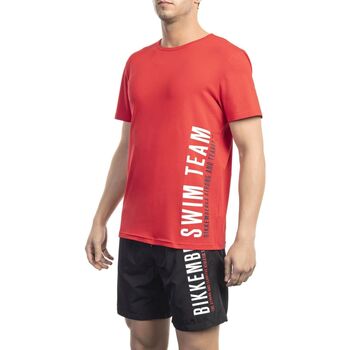Υφασμάτινα Άνδρας T-shirt με κοντά μανίκια Bikkembergs - bkk1mts04 Red