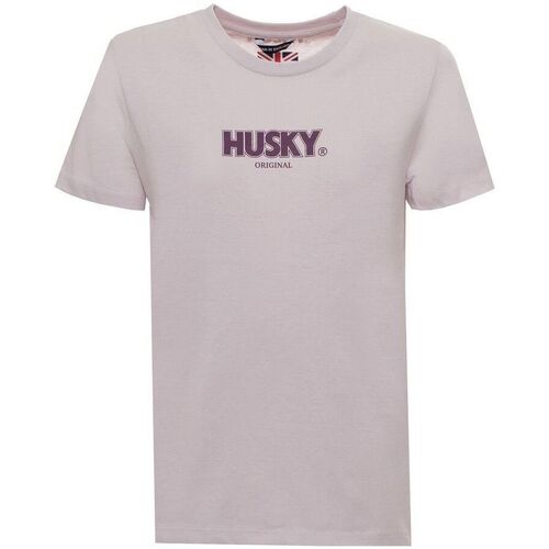 Υφασμάτινα Γυναίκα T-shirt με κοντά μανίκια Husky hs23bedtc35co296 sophia-c445 pink Ροζ