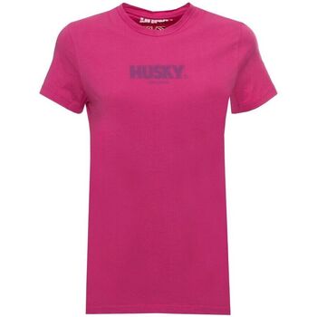 Υφασμάτινα Γυναίκα T-shirt με κοντά μανίκια Husky - hs23bedtc35co296-sophia Ροζ