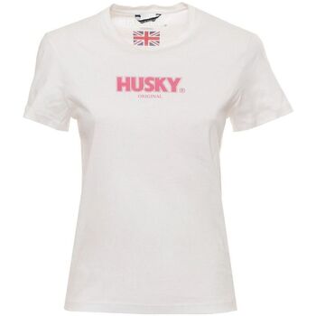 Υφασμάτινα Γυναίκα T-shirt με κοντά μανίκια Husky - hs23cedtc35co296-sophia Άσπρο