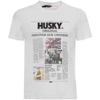 Υφασμάτινα Άνδρας T-shirt με κοντά μανίκια Husky - hs23beutc35co196-tyler Άσπρο
