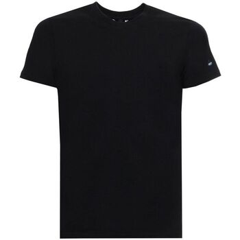 Υφασμάτινα Άνδρας T-shirt με κοντά μανίκια Husky hs23beutc35co186-vincent-c002-f46 black Black