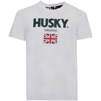 Υφασμάτινα Άνδρας T-shirt με κοντά μανίκια Husky - hs23beutc35co177-john Άσπρο