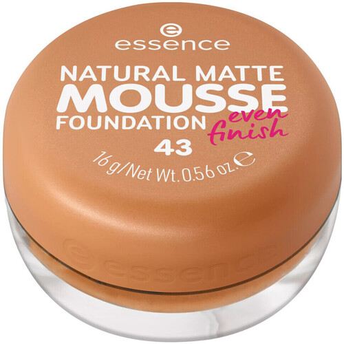 beauty Γυναίκα Πούδρες & Βάσεις Essence Natural Matte Mousse Foundation - 43 Brown