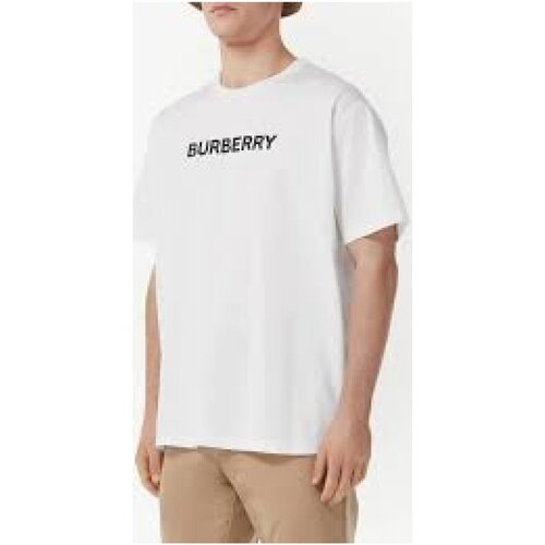 Υφασμάτινα Άνδρας T-shirt με κοντά μανίκια Burberry 8055309 Άσπρο
