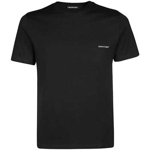 Υφασμάτινα Άνδρας T-shirt με κοντά μανίκια Balenciaga 556151 TYK28 Black