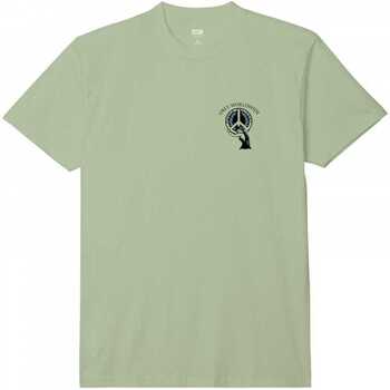 Υφασμάτινα Άνδρας T-shirts & Μπλούζες Obey peace delivery Green