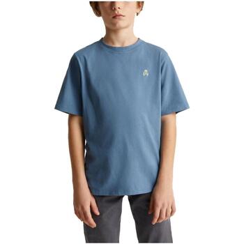 Υφασμάτινα Αγόρι T-shirt με κοντά μανίκια Scalpers  Μπλέ