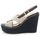 Παπούτσια Γυναίκα Σανδάλια / Πέδιλα Emporio Armani EA7 COMPENSA Beige