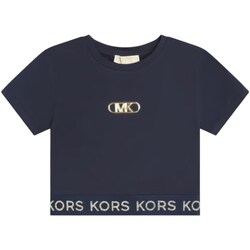Υφασμάτινα Κορίτσι T-shirt με κοντά μανίκια MICHAEL Michael Kors R30048 Μπλέ