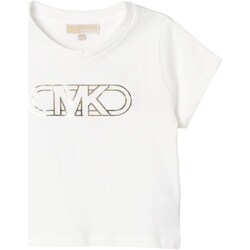 Υφασμάτινα Κορίτσι T-shirt με κοντά μανίκια MICHAEL Michael Kors R30005 Άσπρο