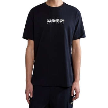 Υφασμάτινα Άνδρας T-shirt με κοντά μανίκια Napapijri 236281 Black