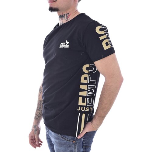 Υφασμάτινα Άνδρας T-shirt με κοντά μανίκια Just Emporio JE-MEJIM-01 Black