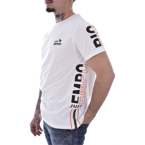 Υφασμάτινα Άνδρας T-shirt με κοντά μανίκια Just Emporio JE-MEJIM-01 Άσπρο