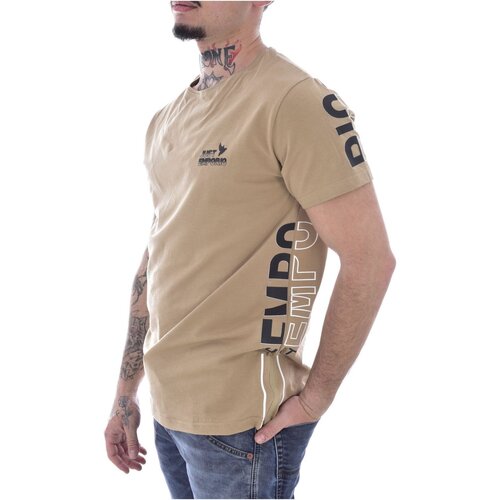 Υφασμάτινα Άνδρας T-shirt με κοντά μανίκια Just Emporio JE-MEJIM-01 Beige