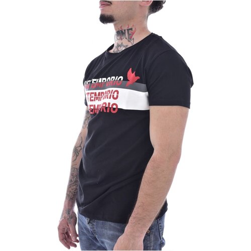 Υφασμάτινα Άνδρας T-shirt με κοντά μανίκια Just Emporio JE-MALKIM-01 Black