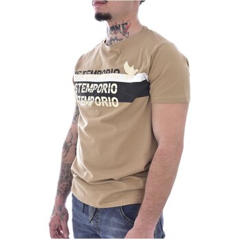 Υφασμάτινα Άνδρας T-shirt με κοντά μανίκια Just Emporio JE-MALKIM-01 Beige