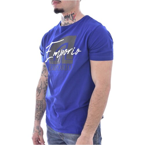 Υφασμάτινα Άνδρας T-shirt με κοντά μανίκια Just Emporio JE-MILIM-01 Μπλέ