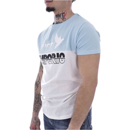 Υφασμάτινα Άνδρας T-shirt με κοντά μανίκια Just Emporio JE-MOBIM-01 Μπλέ