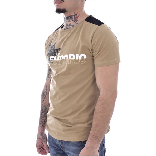 Υφασμάτινα Άνδρας T-shirt με κοντά μανίκια Just Emporio JE-MOJIM-01 Beige