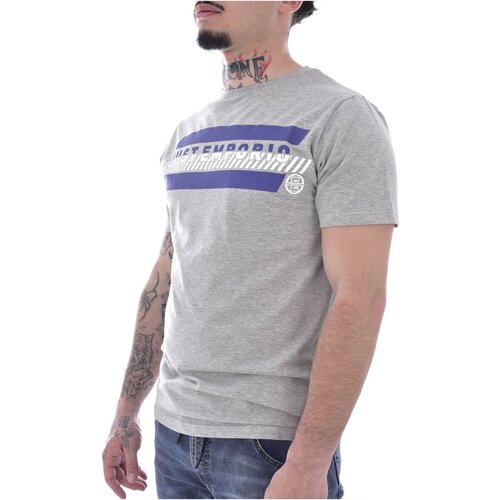 Υφασμάτινα Άνδρας T-shirt με κοντά μανίκια Just Emporio JE-MELIM-01 Grey