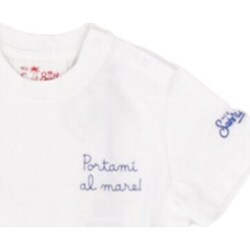 Υφασμάτινα Αγόρι T-shirt με κοντά μανίκια Mc2 Saint Barth POT0002 02000F Άσπρο